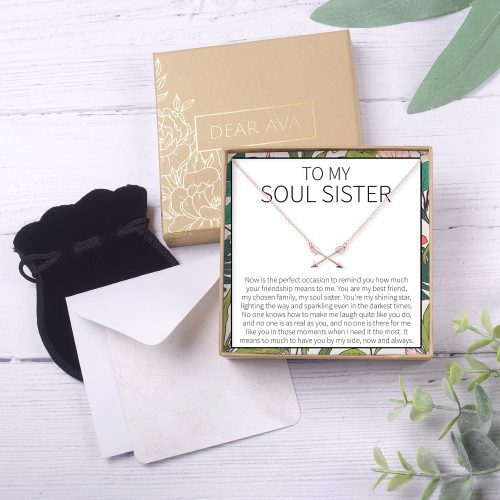 soul sisters double intersecting arrows necklace 717058