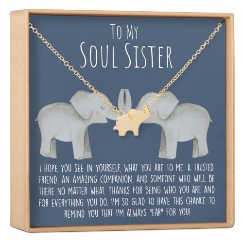 Soul Sisters Elephant Necklace - Dear Ava