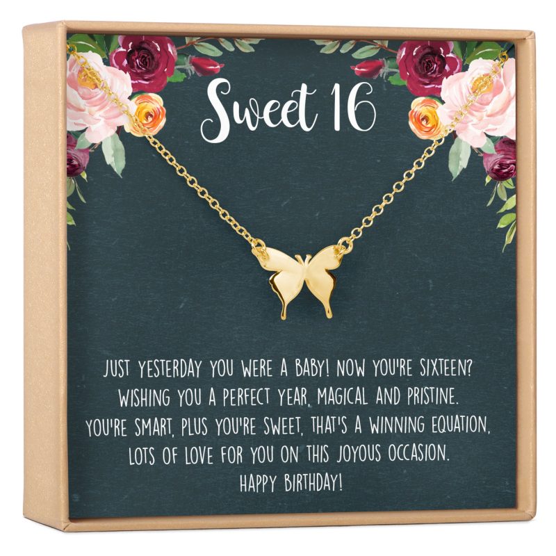 Sweet 16 Necklace, Multiple Styles - Dear Ava