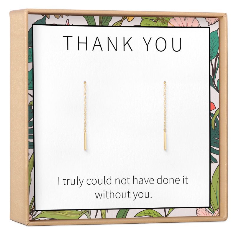 Thank You Earrings - Dear Ava