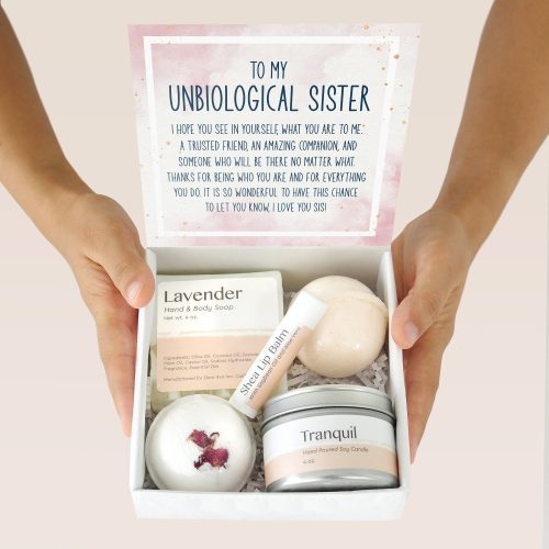 unbiological sisters double circle necklace spa gift box set 201516