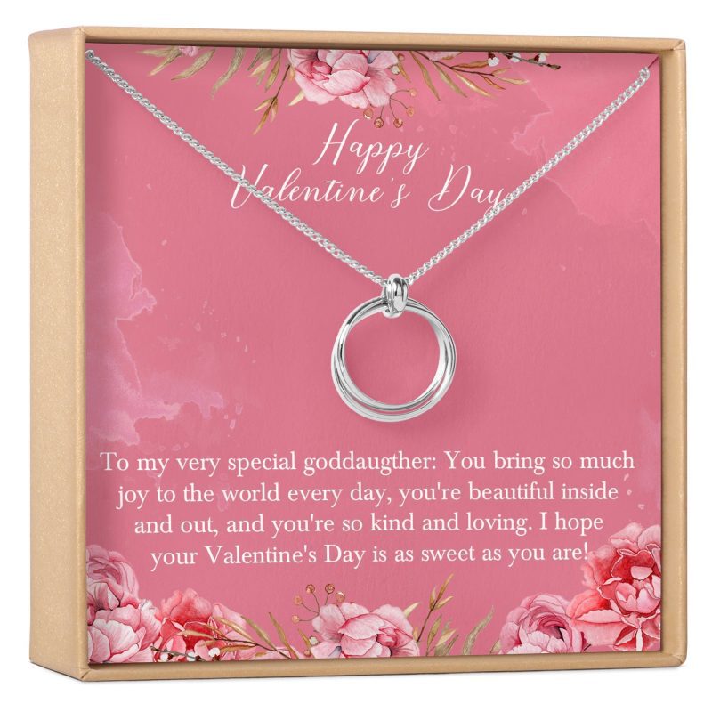 Valentine's Day Gift for Goddaughter Necklace - Dear Ava