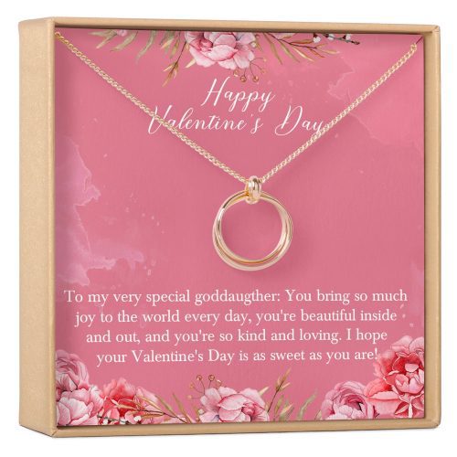 Valentine's Day Gift for Goddaughter Necklace - Dear Ava