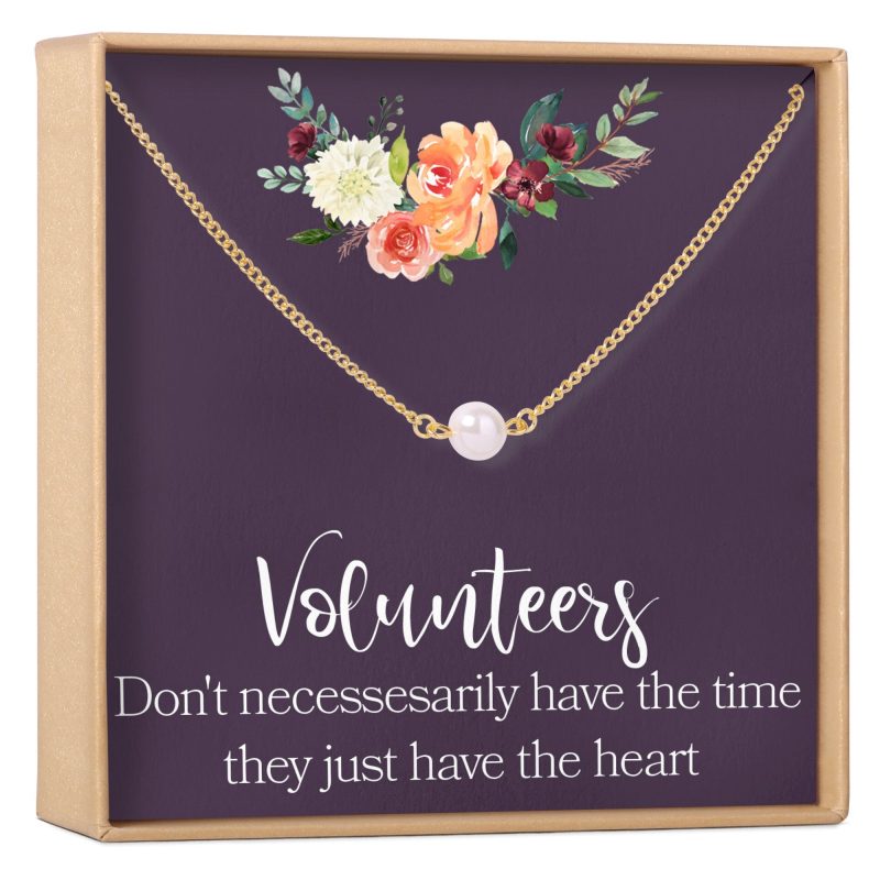 Volunteer Appreciation Necklace, Multiple Styles - Dear Ava