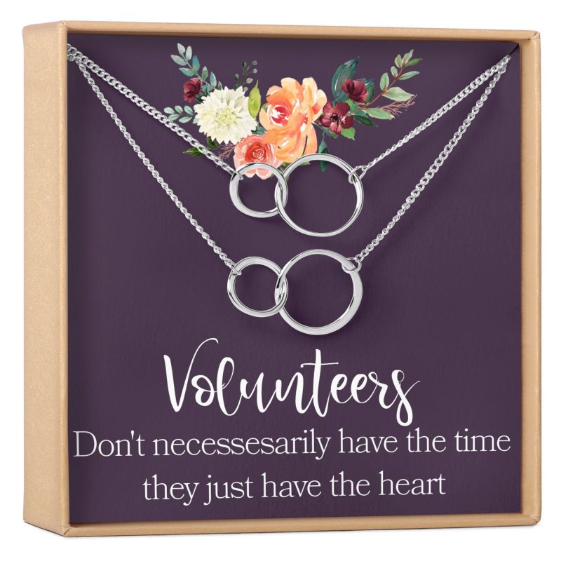 Volunteer Appreciation Necklace, Multiple Styles - Dear Ava