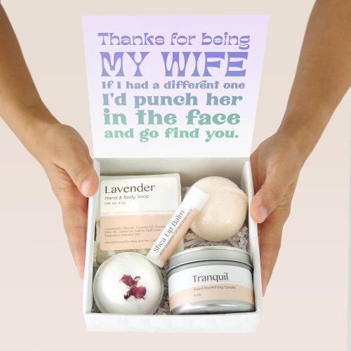 wife double circle necklace spa gift box 748533